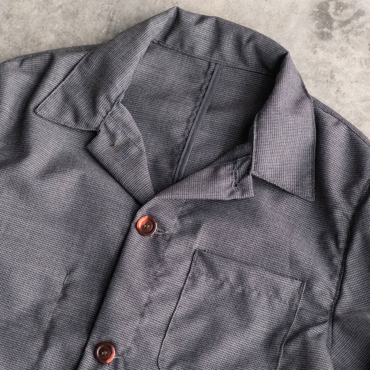 Sample Sale: Doyle Jacket in Washable Crosshatch Wool, Size 40