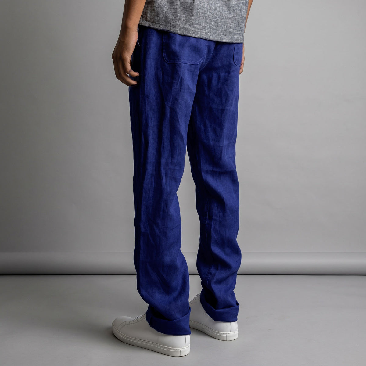 Laidback Pant Albini Indigo Linen