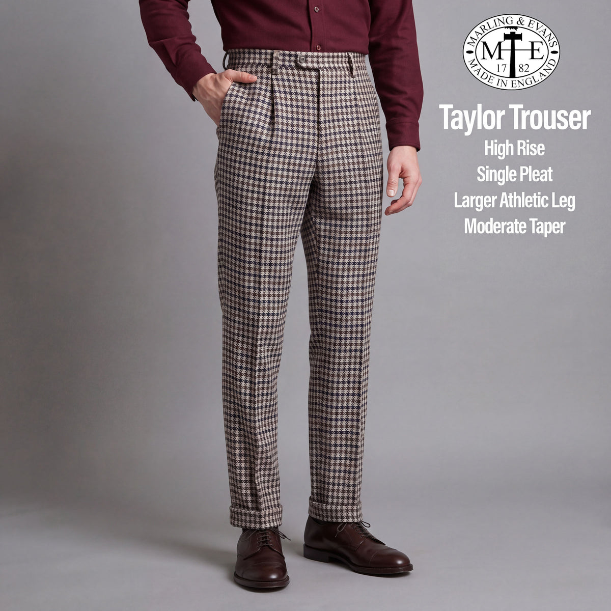Custom Trousers in Marling & Evans Promo Tweed
