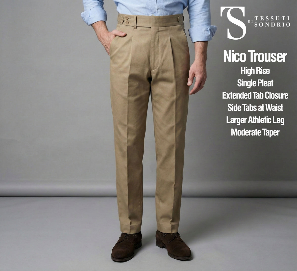 Custom Trousers in Rare Scatter-Weave Tweed
