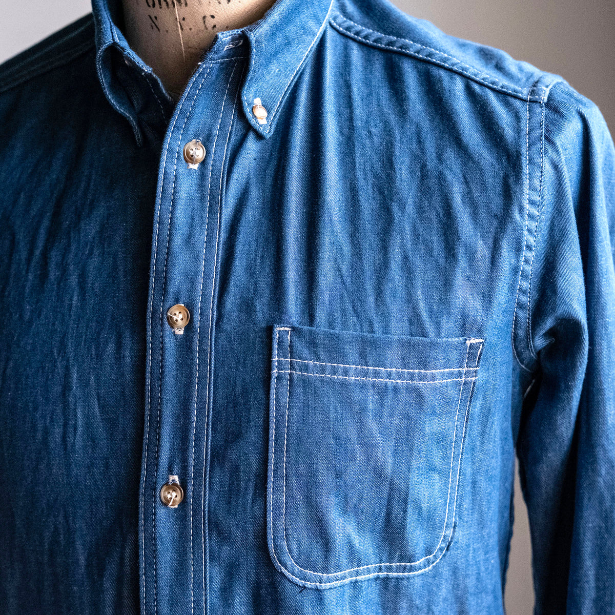 Sample Sale: DCBD in Vintage Blue Kaihara 7oz Denim Sz Medium