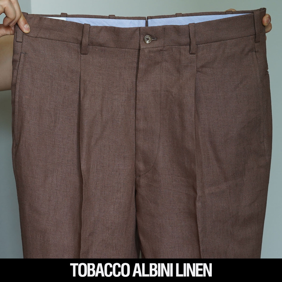 NW Nico Trouser Tobacco Linen