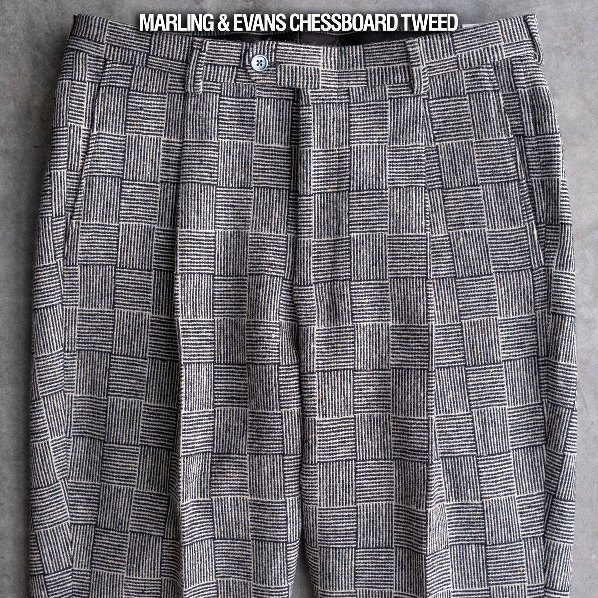 TH Chessboard Tweed Trouser
