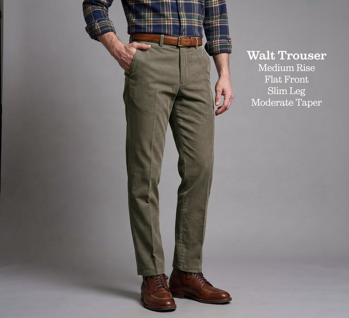 AM Custom Bedford Cord Trouser