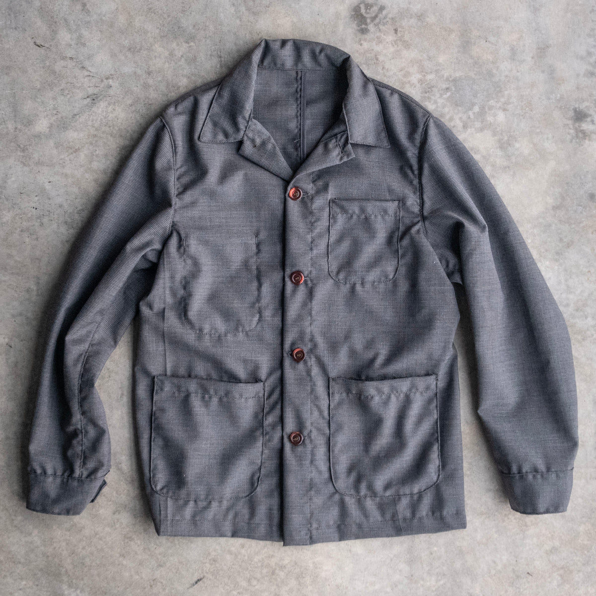 Sample Sale: Doyle Jacket in Washable Crosshatch Wool, Size 40