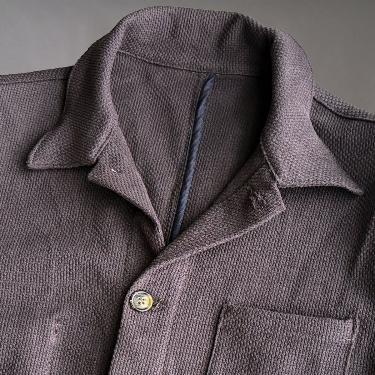 Sample Sale: Doyle in Mink Brown Sashiko Size 42 Long
