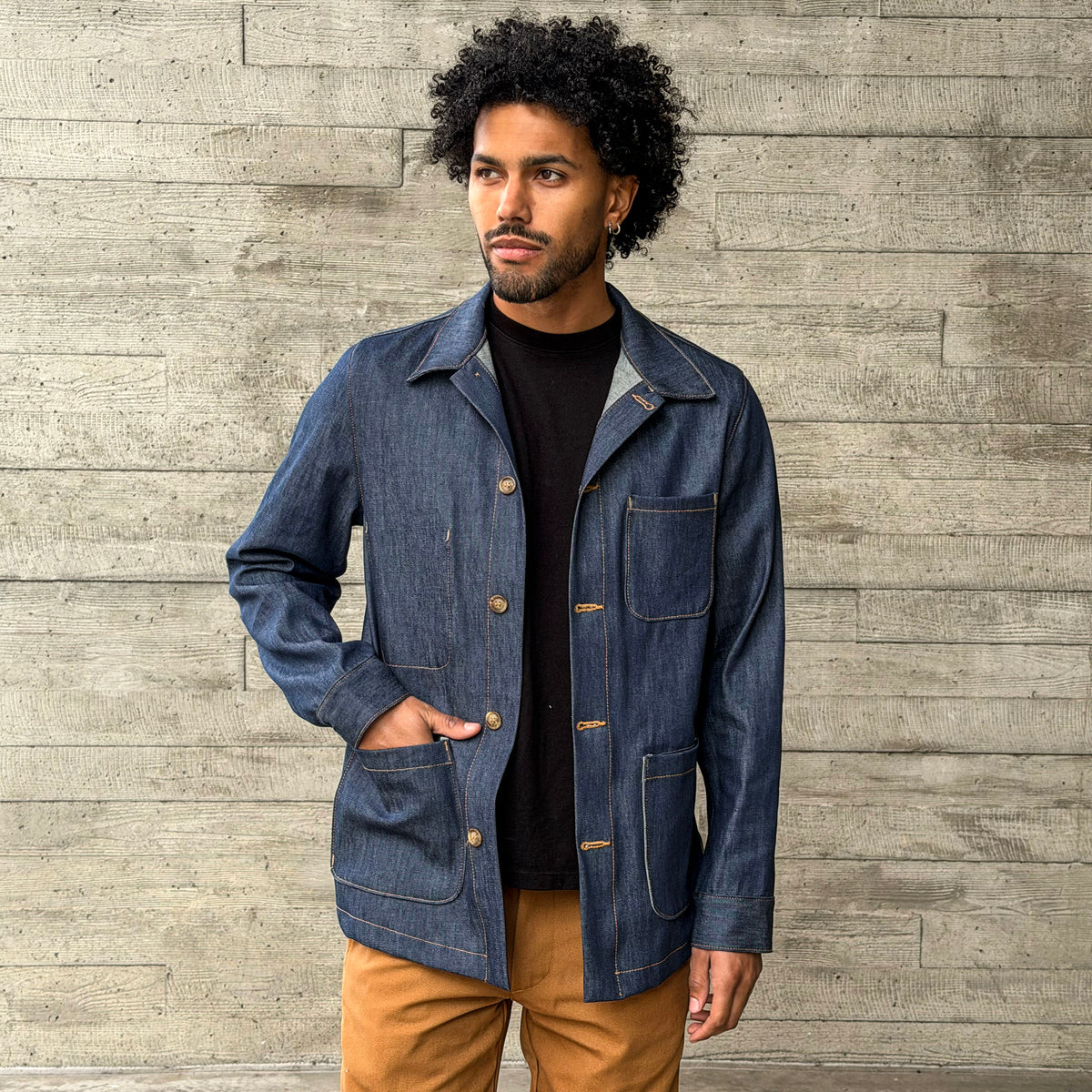 Doyle Jacket Nihon Menpu 11oz Indigo Denim Sz 40