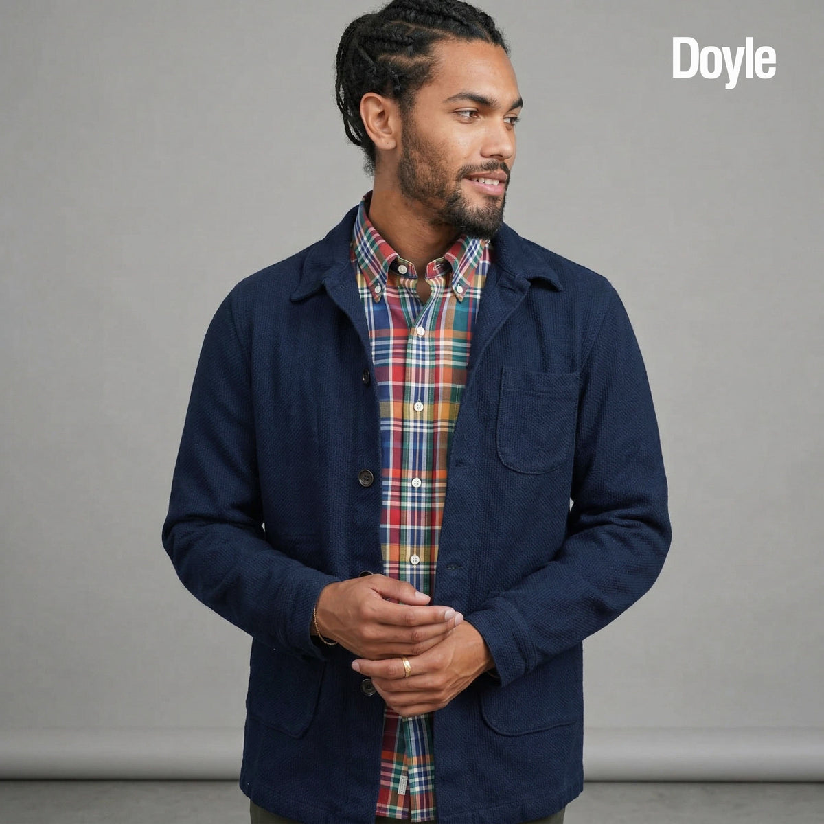 Jungle, Doyle, Sinclair & Corso Jackets Olive Moss Sashiko