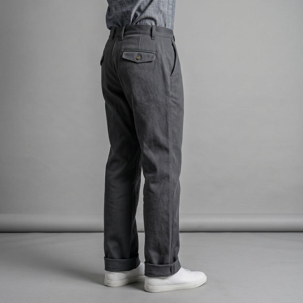 Fairfax Easy Fit Chinos Gravel Duck Canvas Sz 34