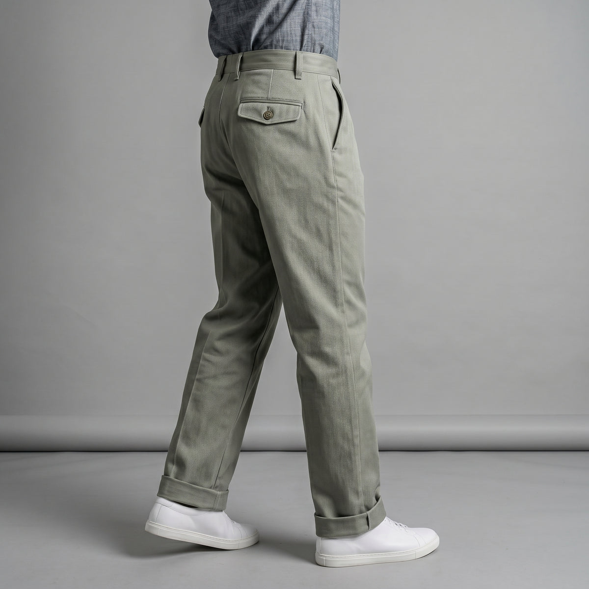Fairfax Easy Fit Chinos Olive Mist Twill