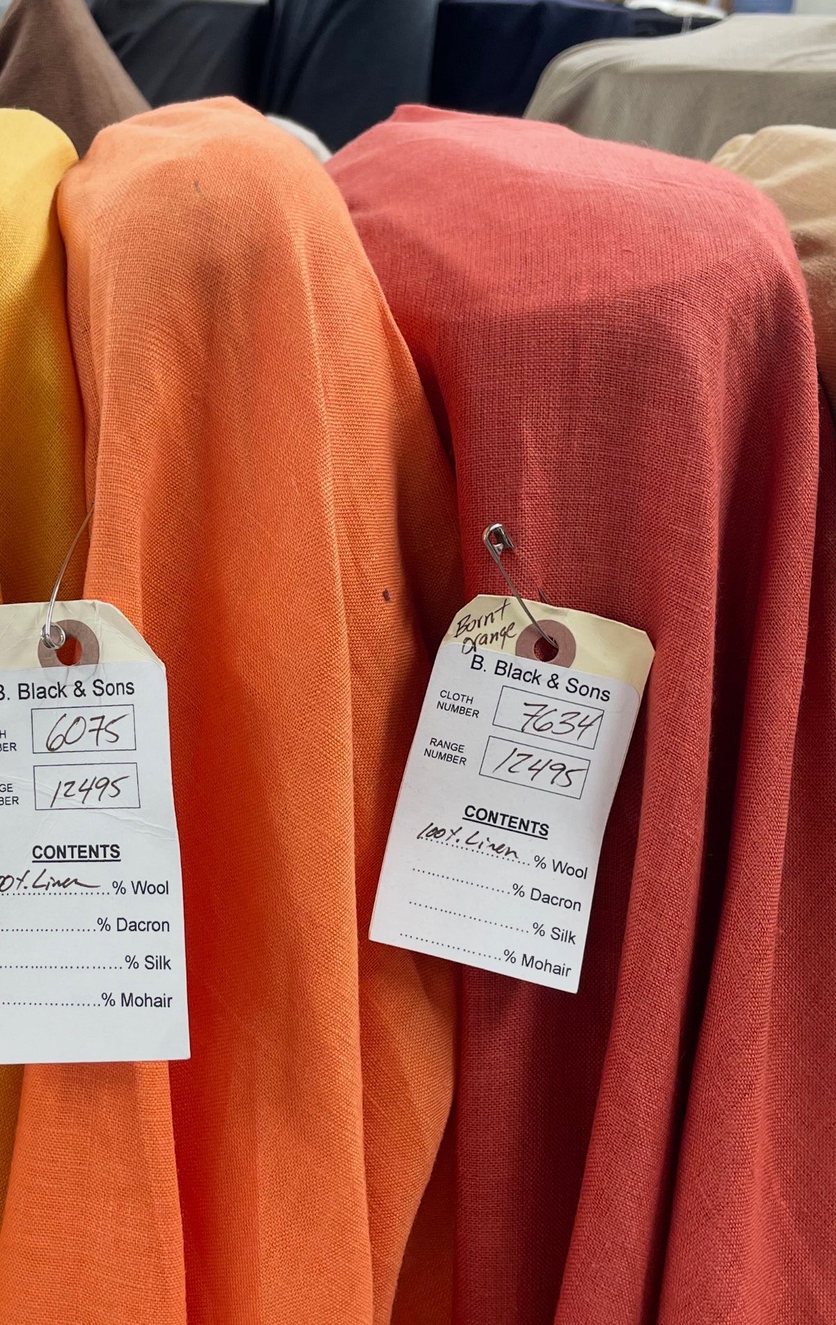 CW Orange Linen Trousers