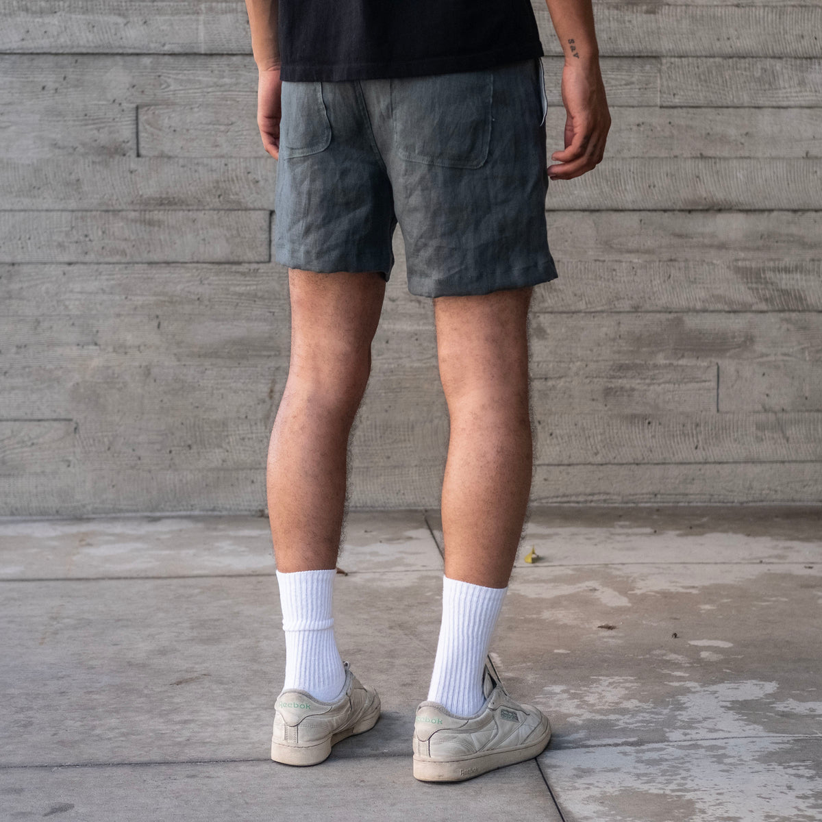Laidback Short Moss Albini Linen