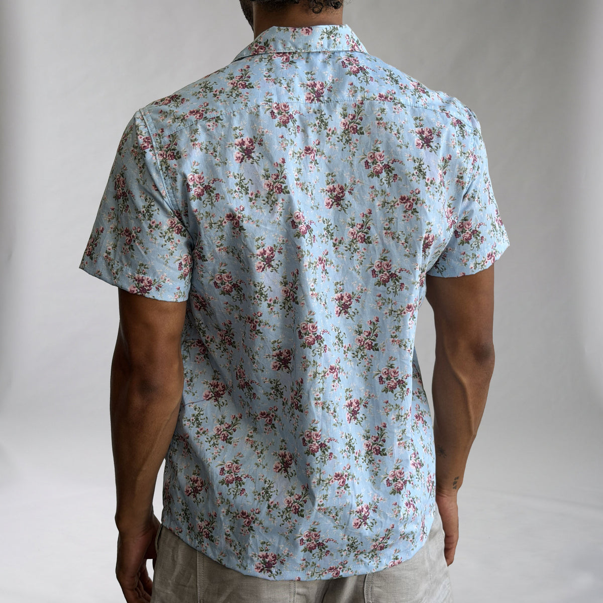 Riviera Sunday Bloom Poplin Short Sleeve Shirt