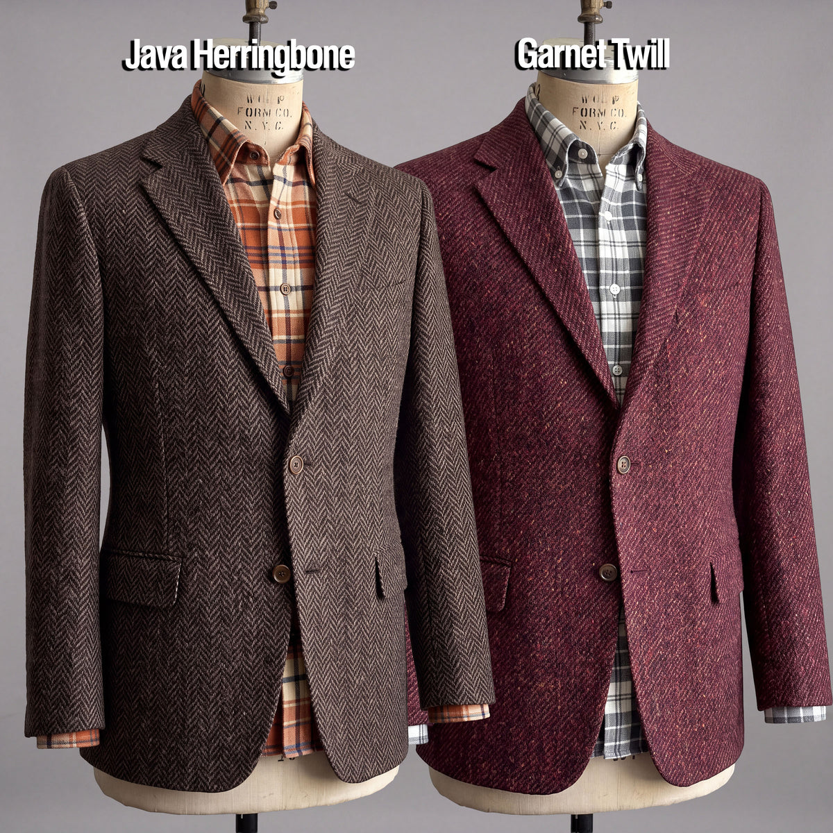 Custom Doyle, Teba, and Ranger Jackets Marling & Evans Tweed