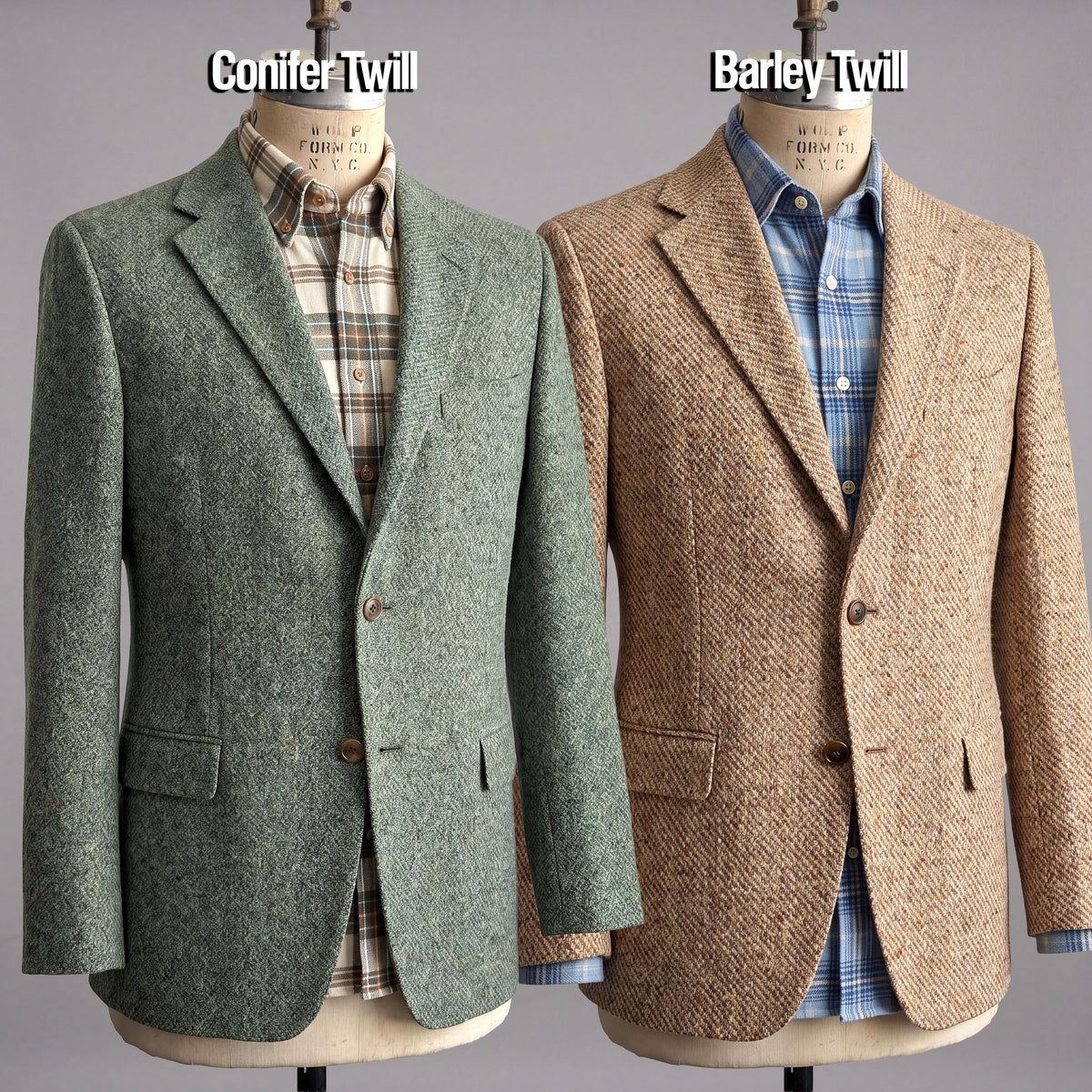 Custom Doyle, Teba, and Ranger Jackets Marling & Evans Tweed