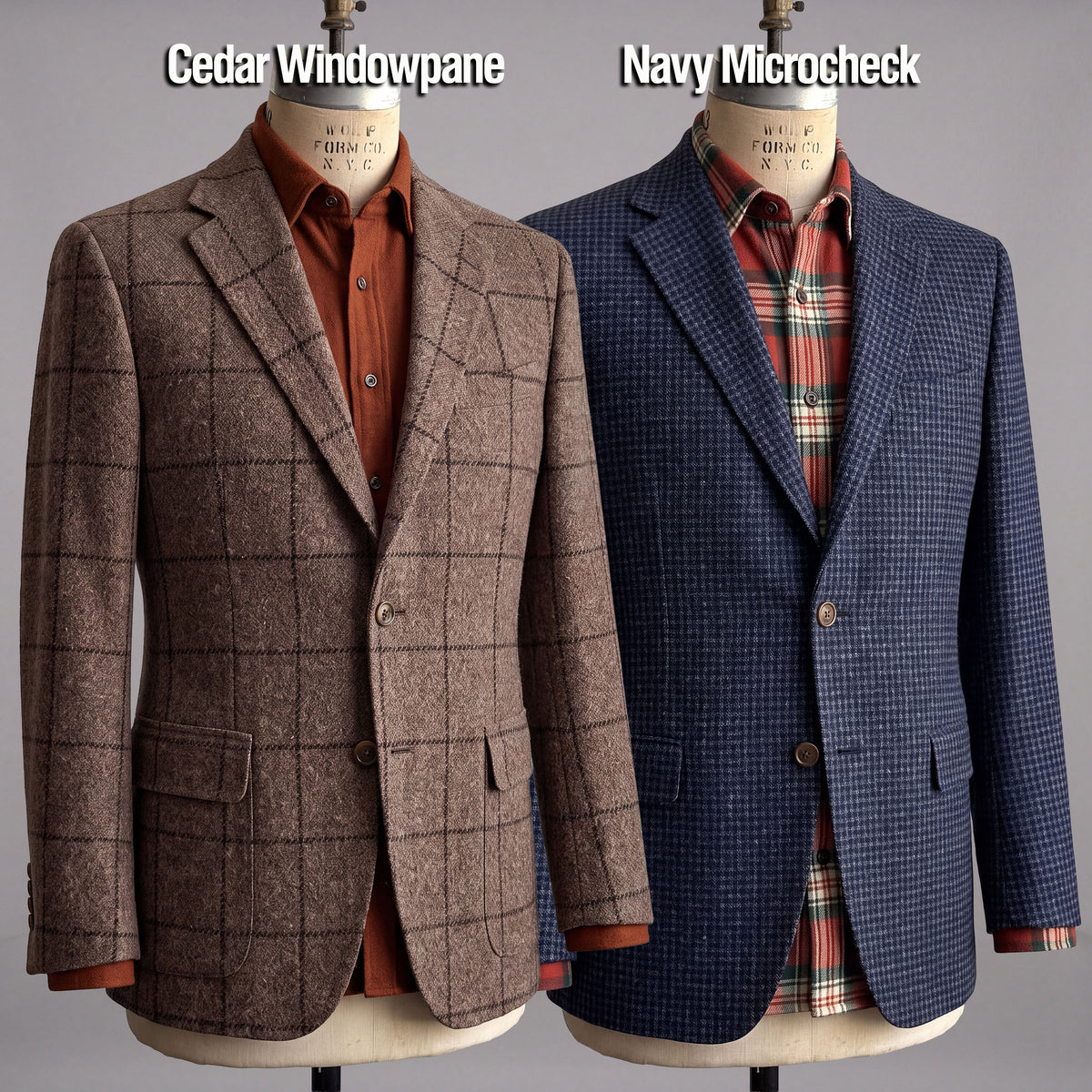 Custom Doyle, Teba, and Ranger Jackets Marling & Evans Tweed