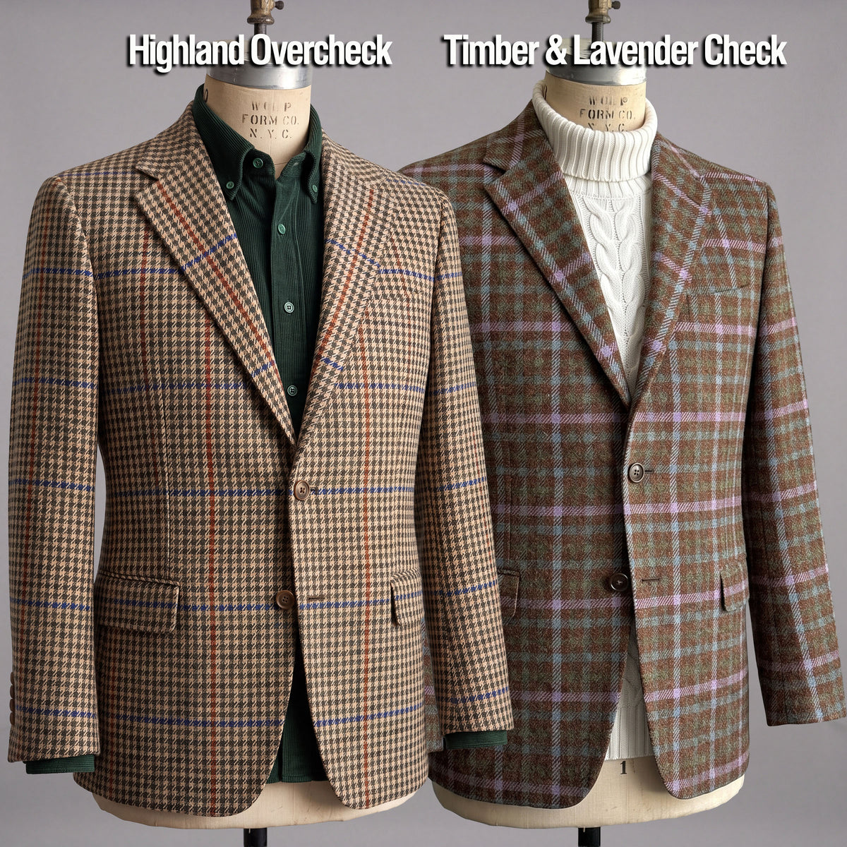 Custom Doyle, Teba, and Ranger Jackets Marling & Evans Tweed
