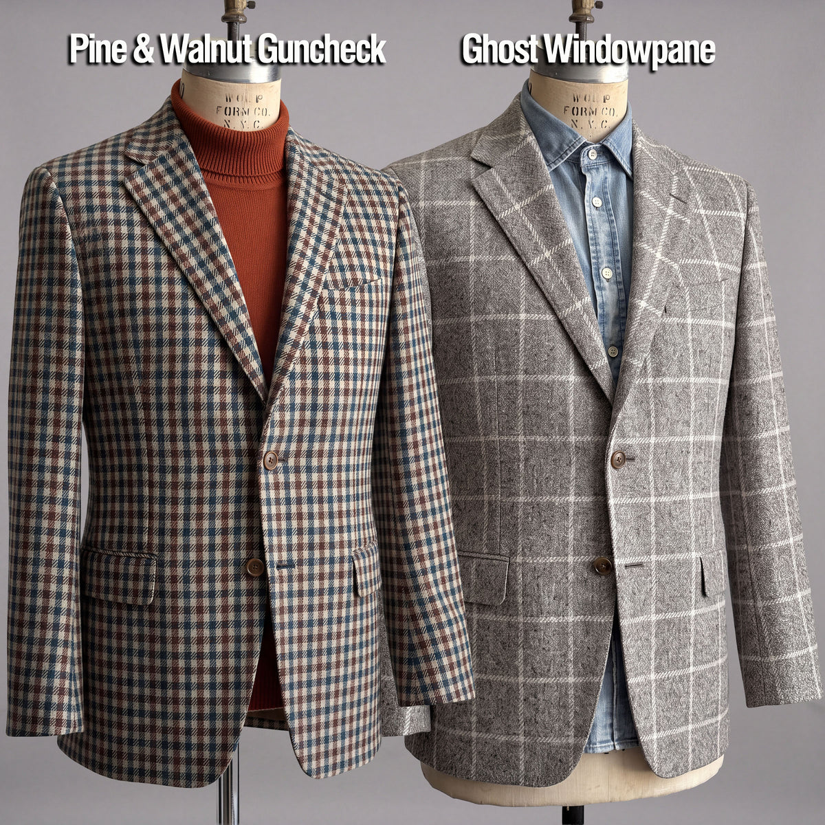 Custom Doyle, Teba, and Ranger Jackets Marling & Evans Tweed