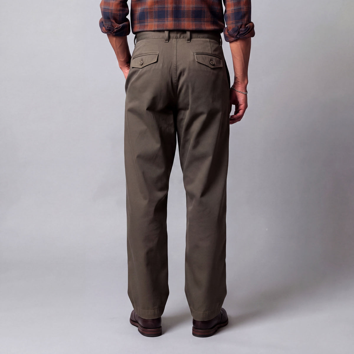 McKinley Pleated Easy Fit Chinos in Tweeds & Cottons