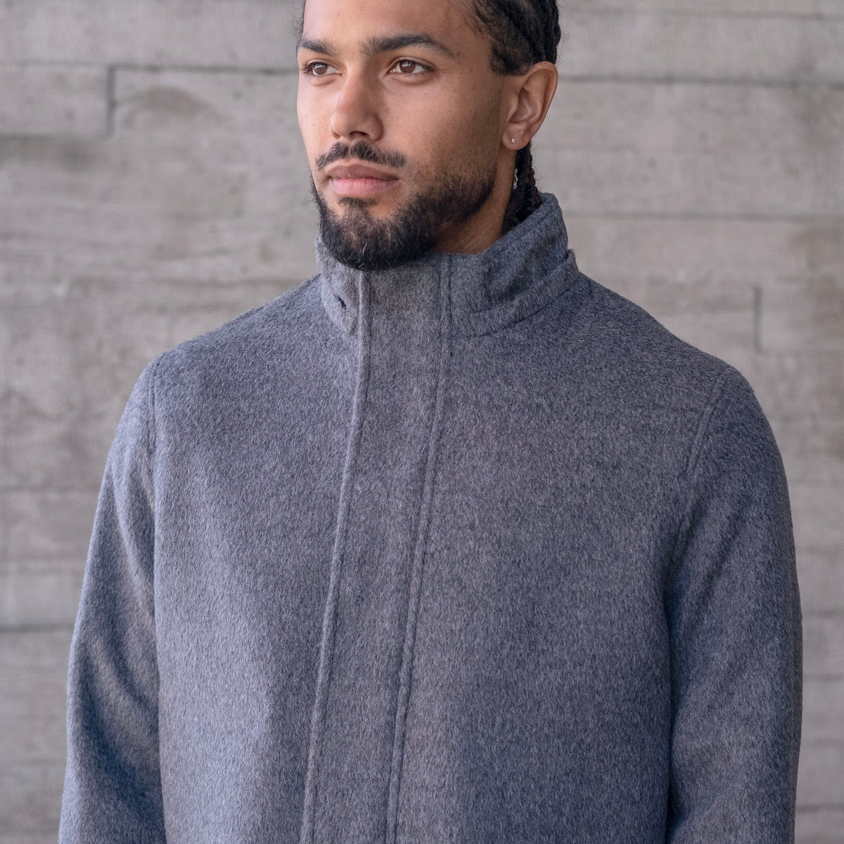 Heavyweight Alpaca Parka with Removable Hood (3 Colors)