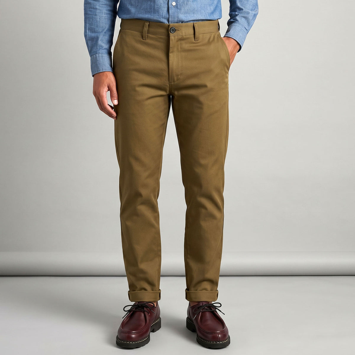 Rivet Chino British Khaki 8oz Italian Twill