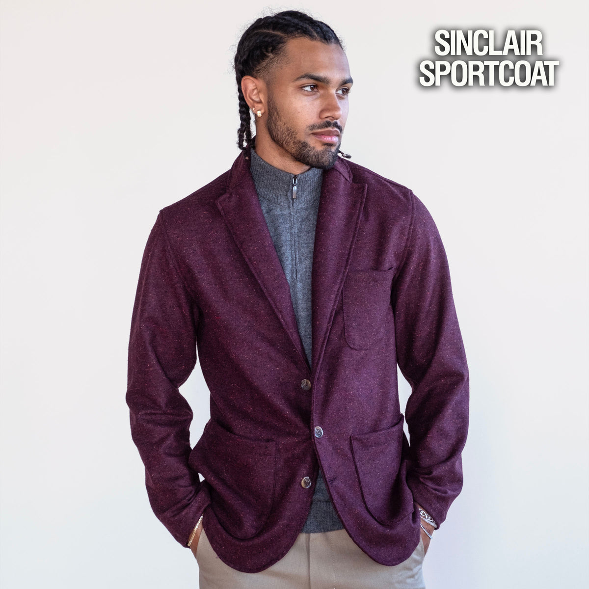 Jungle, Doyle, Sinclair & Corso Jackets Olive Moss Sashiko