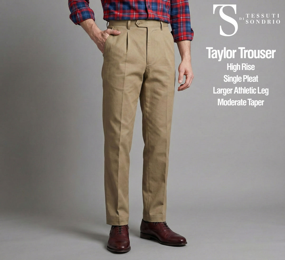Custom Trousers in Rare Scatter-Weave Tweed