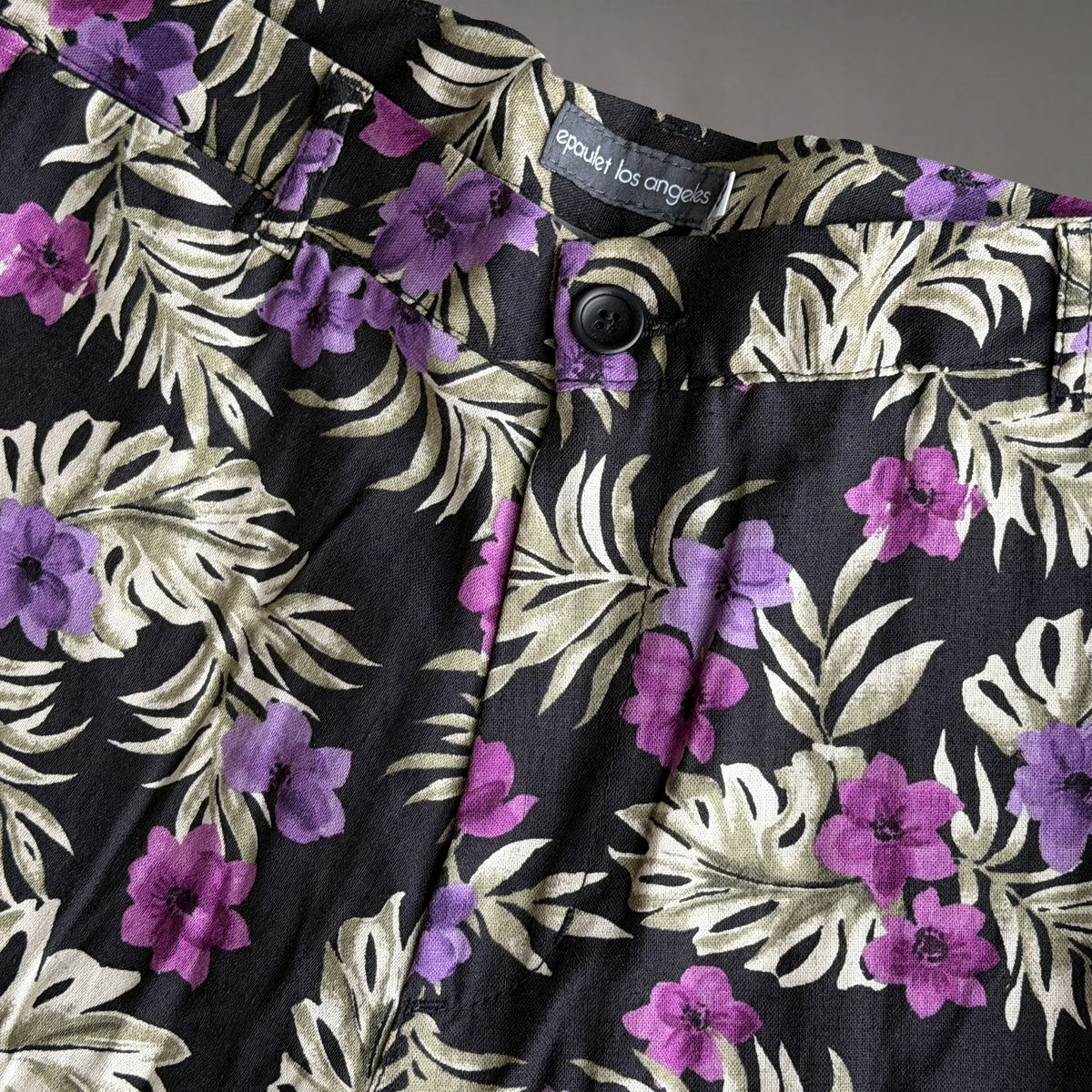 Sample: Rivet Chinos in Midnight Tiki Linen Size 40