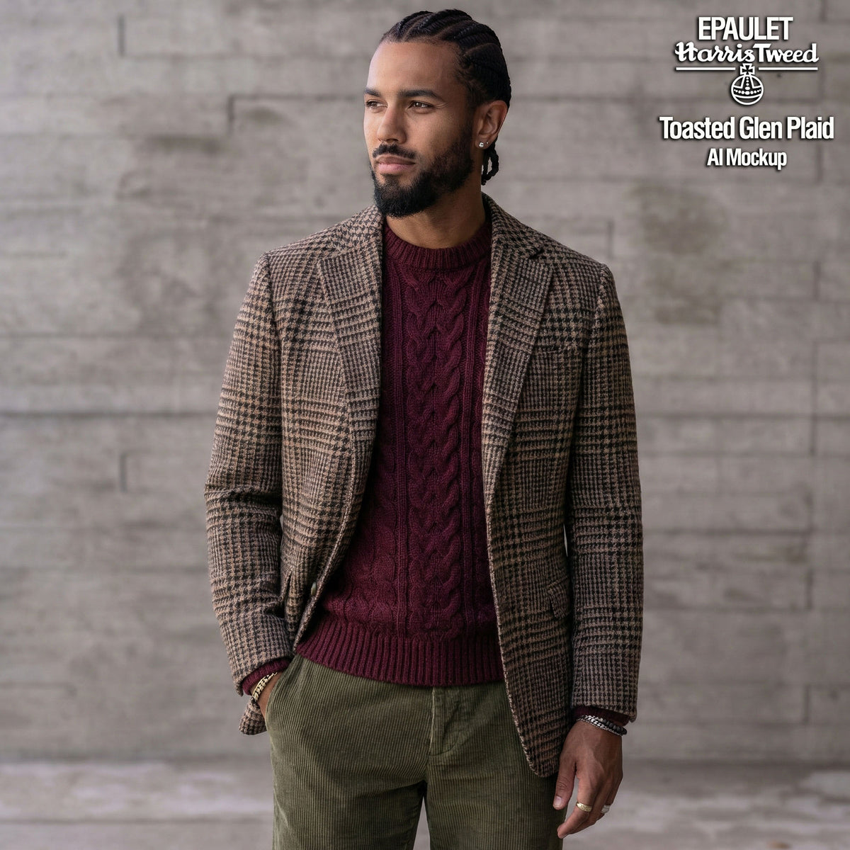 MS Custom 3-Piece Harris Suit